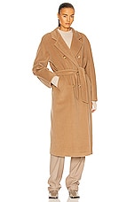 Max Mara Madame Coat in Camel, view 2, click to view large image.