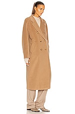 Max Mara Madame Coat in Camel, view 3, click to view large image.