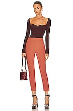Max Mara Pegno Pant in Fard, view 4, click to view large image.