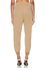 Max Mara Tskirt Pant in Camel, view 3, click to view large image.