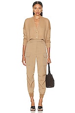 Max Mara Tskirt Pant in Camel, view 4, click to view large image.