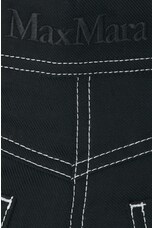 Max Mara Oboli Pant in Black, view 5, click to view large image.