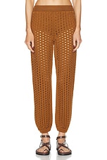 Max Mara Cecina Pants in Tobacco, view 1, click to view large image.