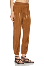 Max Mara Cecina Pants in Tobacco, view 2, click to view large image.