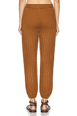 Max Mara Cecina Pants in Tobacco, view 3, click to view large image.