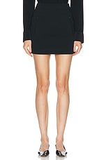 Max Mara Mini Skirt in Black, view 1, click to view large image.