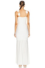 Maygel Coronel Alejandra Dress in Off White, view 4, click to view large image.
