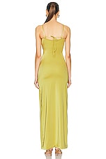 Maygel Coronel Veranera Dress in Pascolo Green, view 3, click to view large image.