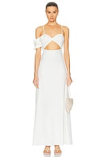 Maygel Coronel Cavalieri Dress in White, view 1, click to view large image.