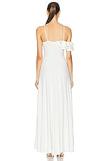 Maygel Coronel Cavalieri Dress in White, view 4, click to view large image.