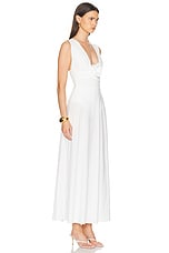 Maygel Coronel Orinoco Dress in Off White, view 2, click to view large image.
