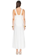 Maygel Coronel Orinoco Dress in Off White, view 3, click to view large image.