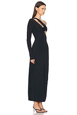 Maygel Coronel Tanaro Dress in Black, view 2, click to view large image.
