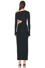 Maygel Coronel Tanaro Dress in Black, view 4, click to view large image.