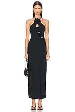 Maygel Coronel Liri Dress in Black, view 1, click to view large image.