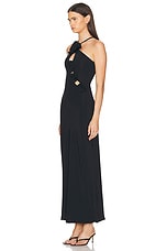 Maygel Coronel Liri Dress in Black, view 3, click to view large image.