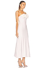 Maygel Coronel Aura Maxi Dress in White, view 2, click to view large image.