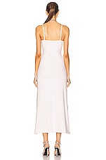 Maygel Coronel Aura Maxi Dress in White, view 3, click to view large image.