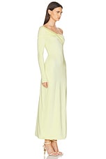Maygel Coronel Belice Dress in Lime, view 2, click to view large image.