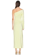 Maygel Coronel Belice Dress in Lime, view 4, click to view large image.