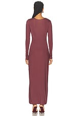 Maygel Coronel Lucir Dress in Cabernet, view 3, click to view large image.