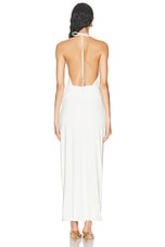 Maygel Coronel Lirio Dress in Off White, view 3, click to view large image.