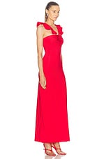 Maygel Coronel Sortilegio Dress in Red, view 2, click to view large image.