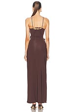 Maygel Coronel Veranera Dress in Brown, view 4, click to view large image.