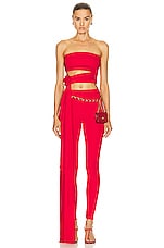 Maygel Coronel Galera Pant in Red, view 4, click to view large image.