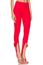 Maygel Coronel Asteria Legging in Red, view 2, click to view large image.