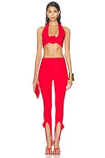 Maygel Coronel Asteria Legging in Red, view 5, click to view large image.