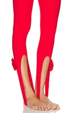 Maygel Coronel Asteria Legging in Red, view 6, click to view large image.