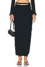 Maygel Coronel Sinara Skirt in Black, view 1, click to view large image.