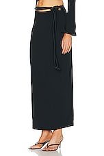 Maygel Coronel Sinara Skirt in Black, view 3, click to view large image.