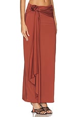 Maygel Coronel Crisol Skirt in Chestnut, view 2, click to view large image.