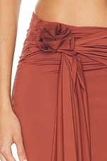 Maygel Coronel Crisol Skirt in Chestnut, view 6, click to view large image.