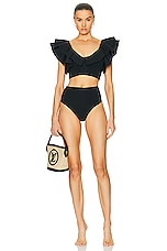 Maygel Coronel Mila Bikini Set in Black, view 1, click to view large image.