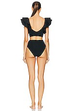 Maygel Coronel Mila Bikini Set in Black, view 3, click to view large image.