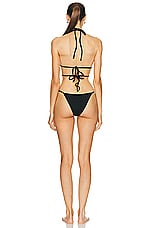 Maygel Coronel Brio Bikini Set in Black, view 3, click to view large image.