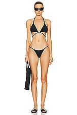 Maygel Coronel Brio Bikini Set in Black, view 4, click to view large image.