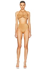 Maygel Coronel Atolon Bikini Set in Champagne, view 1, click to view large image.