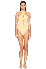 Maygel Coronel Fiora One Piece Swimsuit in Melon, view 1, click to view large image.