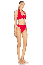 Maygel Coronel Lebrija Bikini Set in Red, view 2, click to view large image.