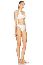 Maygel Coronel Lebrija Bikini Set in Off White, view 2, click to view large image.