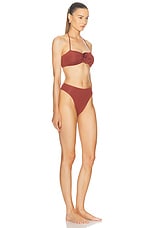 Maygel Coronel Alborozo Bikini Set in Chestnut, view 2, click to view large image.