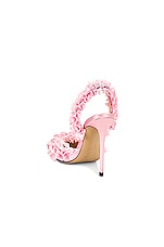 MACH & MACH Beauty Of Antoinette Satin Slingback Pump in Pink, view 3, click to view large image.