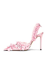 MACH & MACH Beauty Of Antoinette Satin Slingback Pump in Pink, view 5, click to view large image.