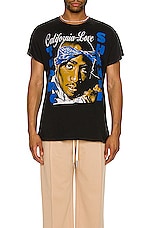 Madeworn Tupac T-Shirt in Coal, view 3, click to view large image.