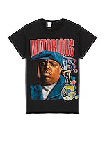 Madeworn Notorious BIG T-Shirt in Black, view 1, click to view large image.