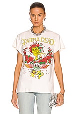 Madeworn Grateful Dead Tee in Off White, view 1, click to view large image.